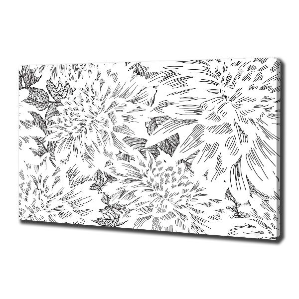 Canvas wall art Floral pattern