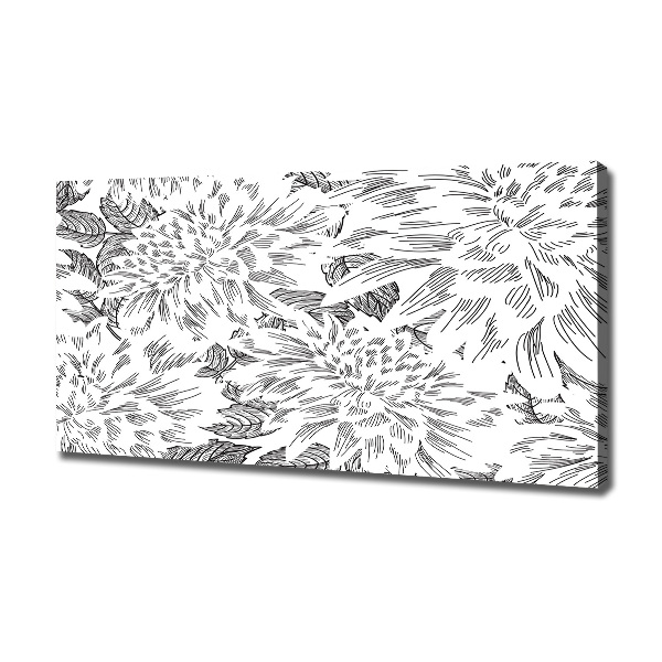 Canvas wall art Floral pattern