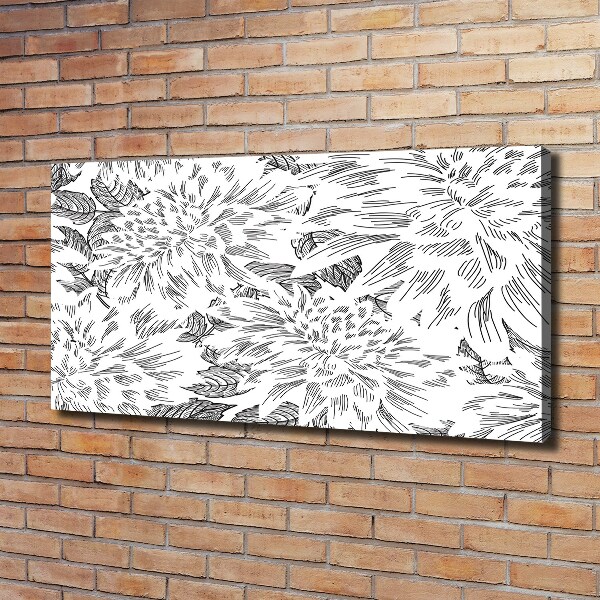 Canvas wall art Floral pattern