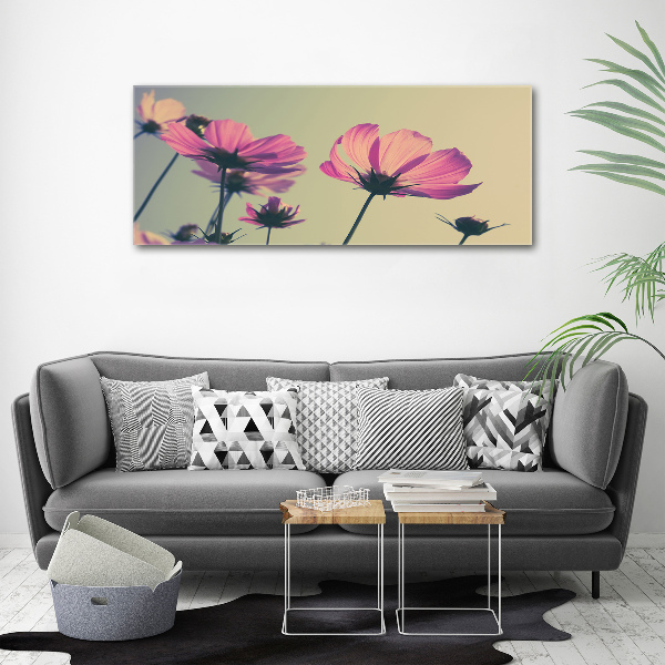 Canvas wall art Pink flowers