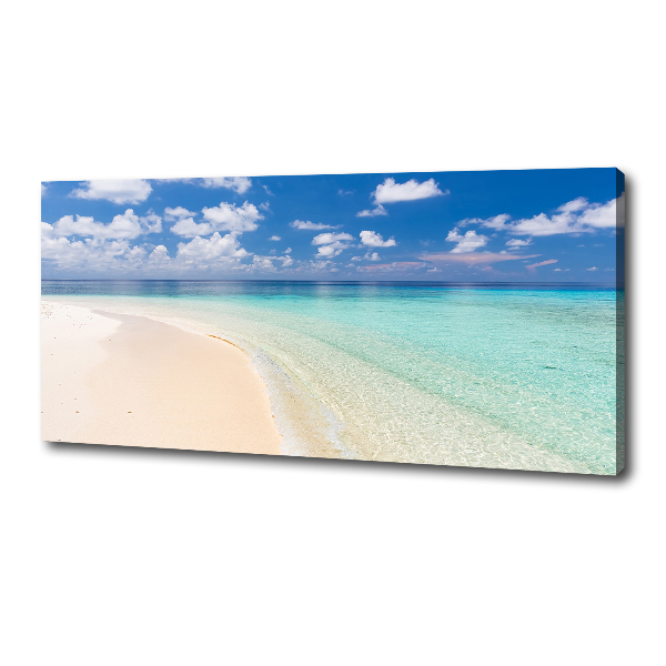 Canvas wall art Beach in the Maldives