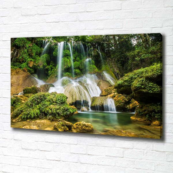 Canvas wall art Waterfall