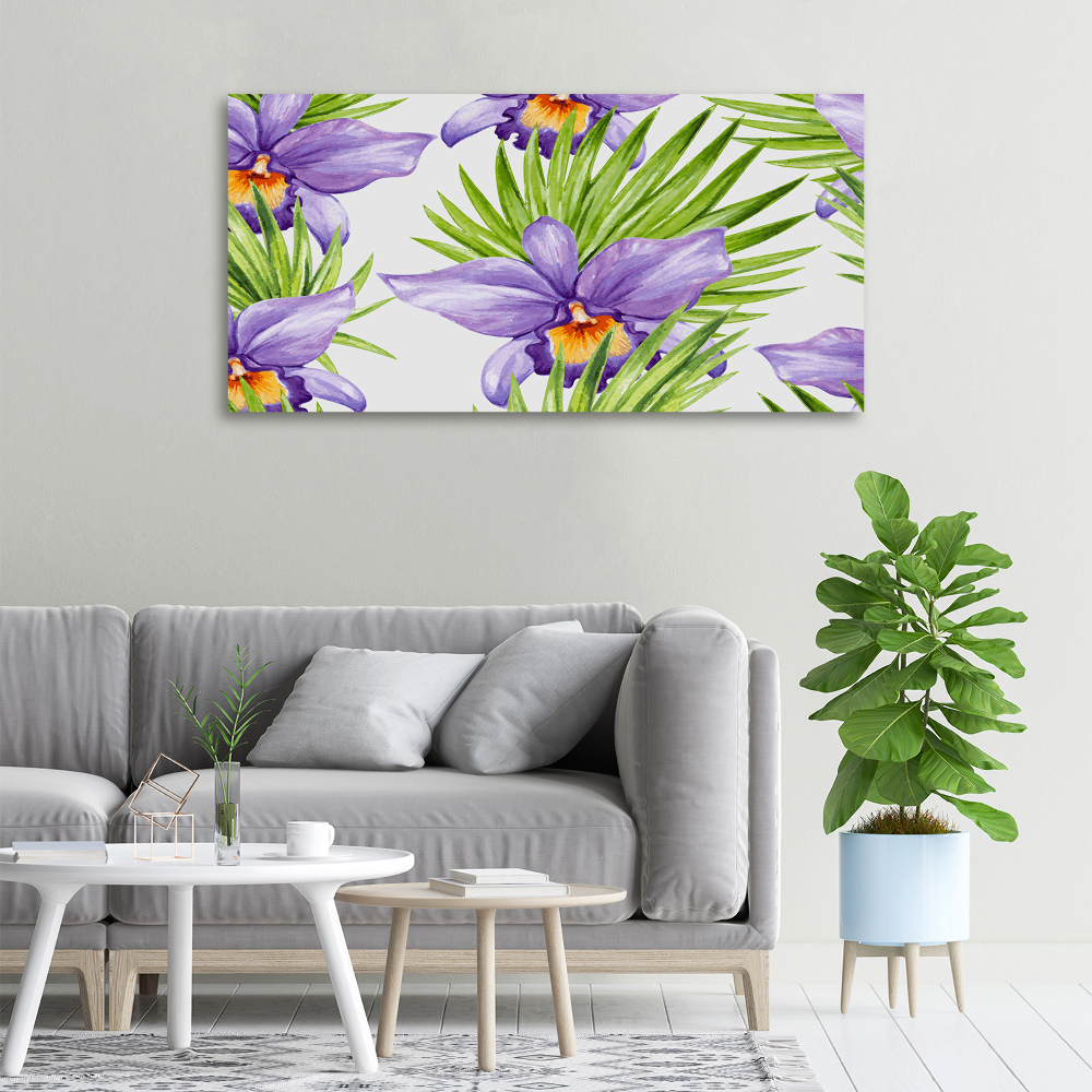 Canvas wall art Orchid