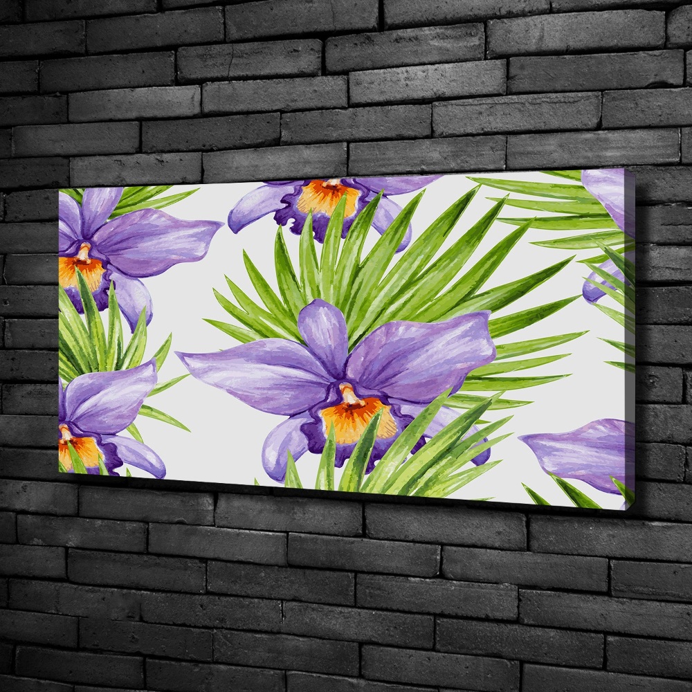 Canvas wall art Orchid