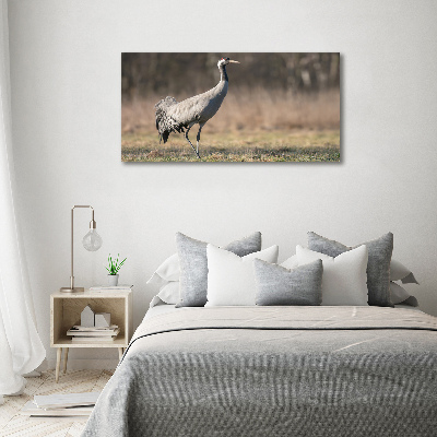 Wall art canvas large Heron