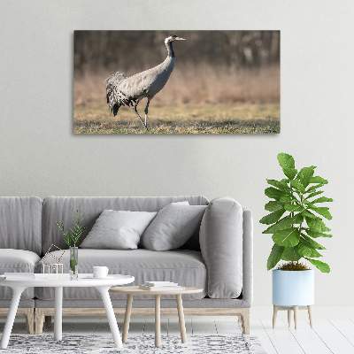 Wall art canvas large Heron