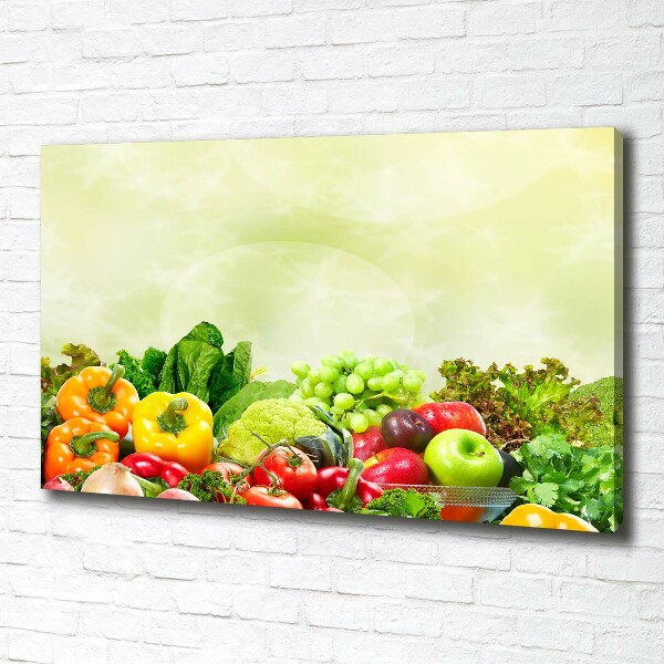 Canvas wall art Vegetables