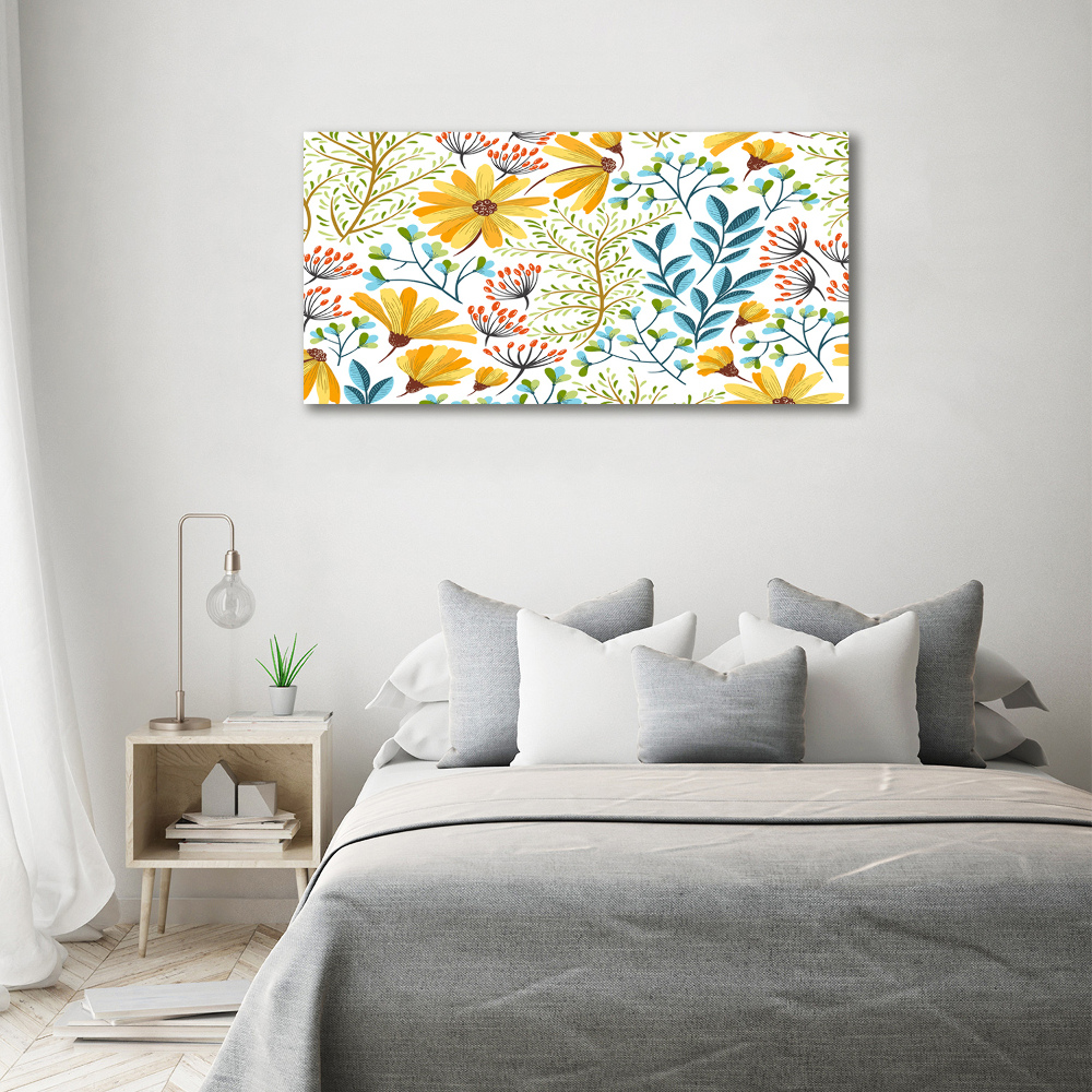 Canvas wall art Spring flowers