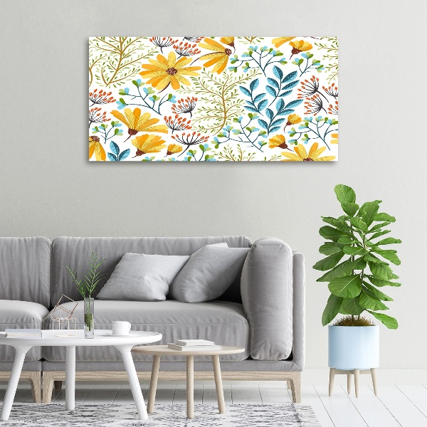 Canvas wall art Spring flowers