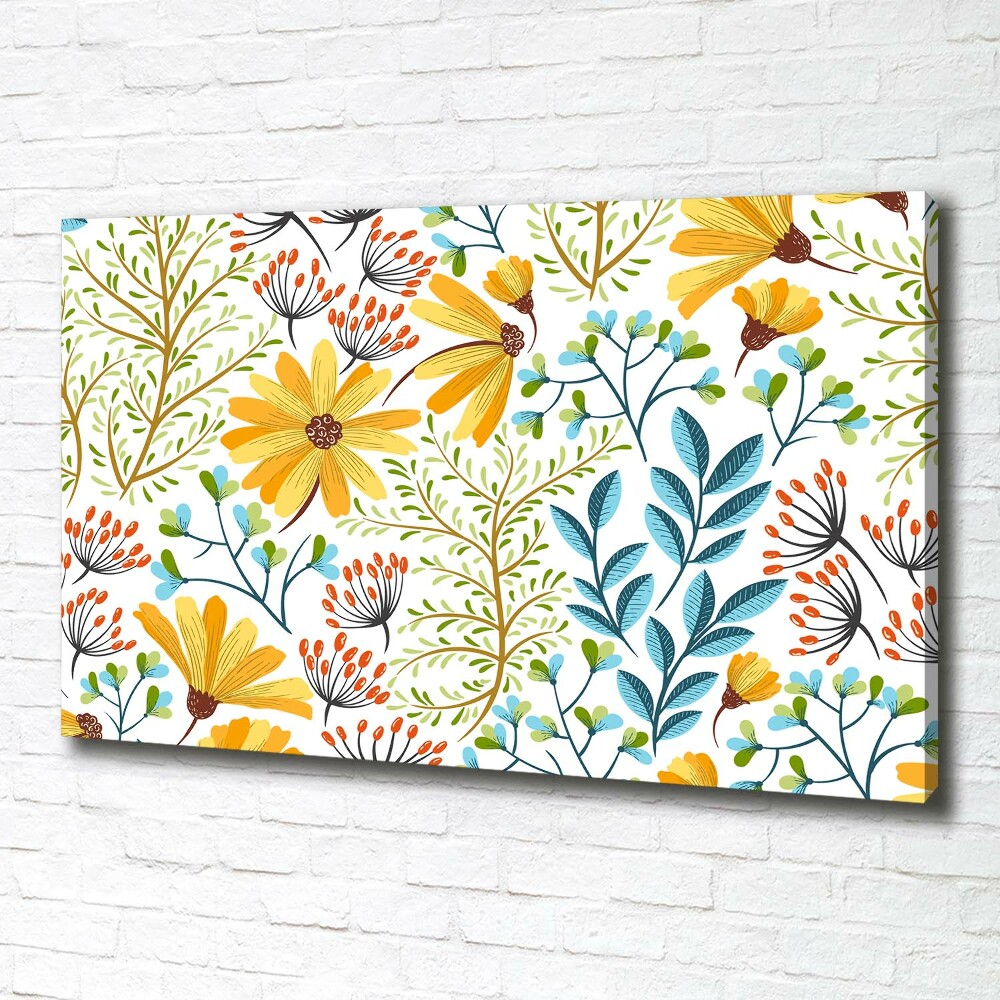 Canvas wall art Spring flowers