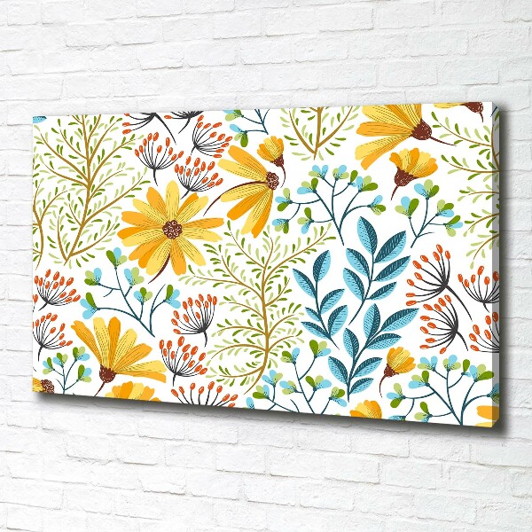 Canvas wall art Spring flowers