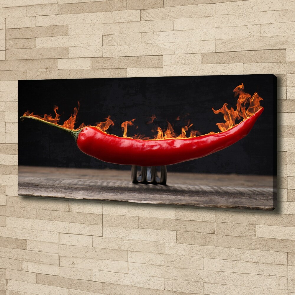 Canvas wall art Chilli pepper