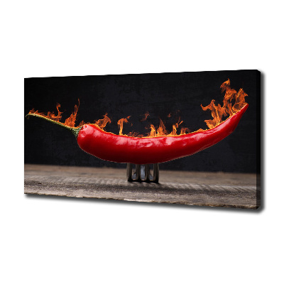 Canvas wall art Chilli pepper