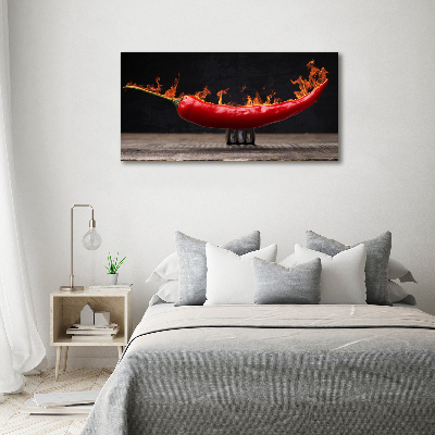 Canvas wall art Chilli pepper