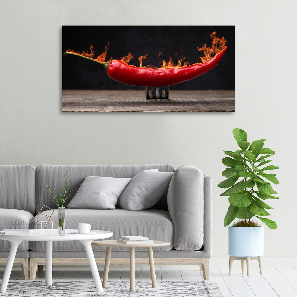 Canvas wall art Chilli pepper