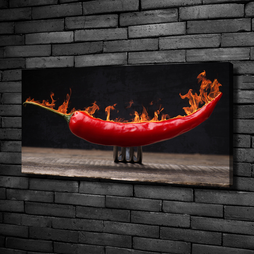 Canvas wall art Chilli pepper