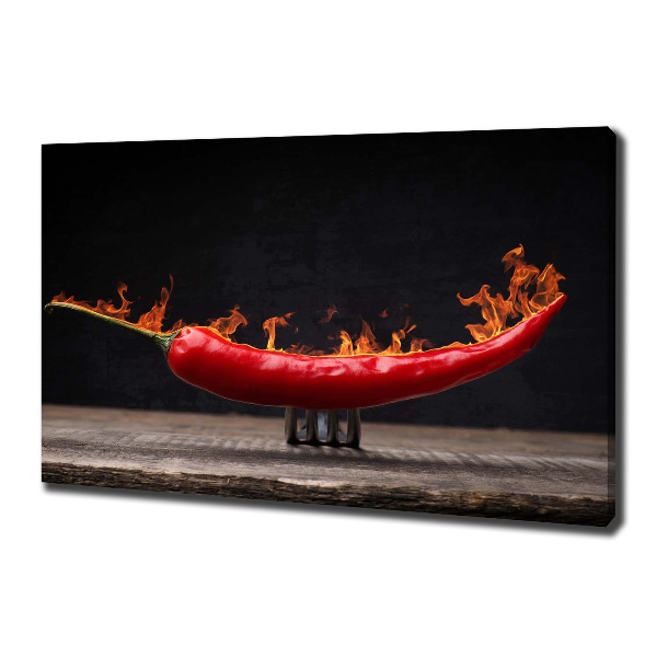 Canvas wall art Chilli pepper