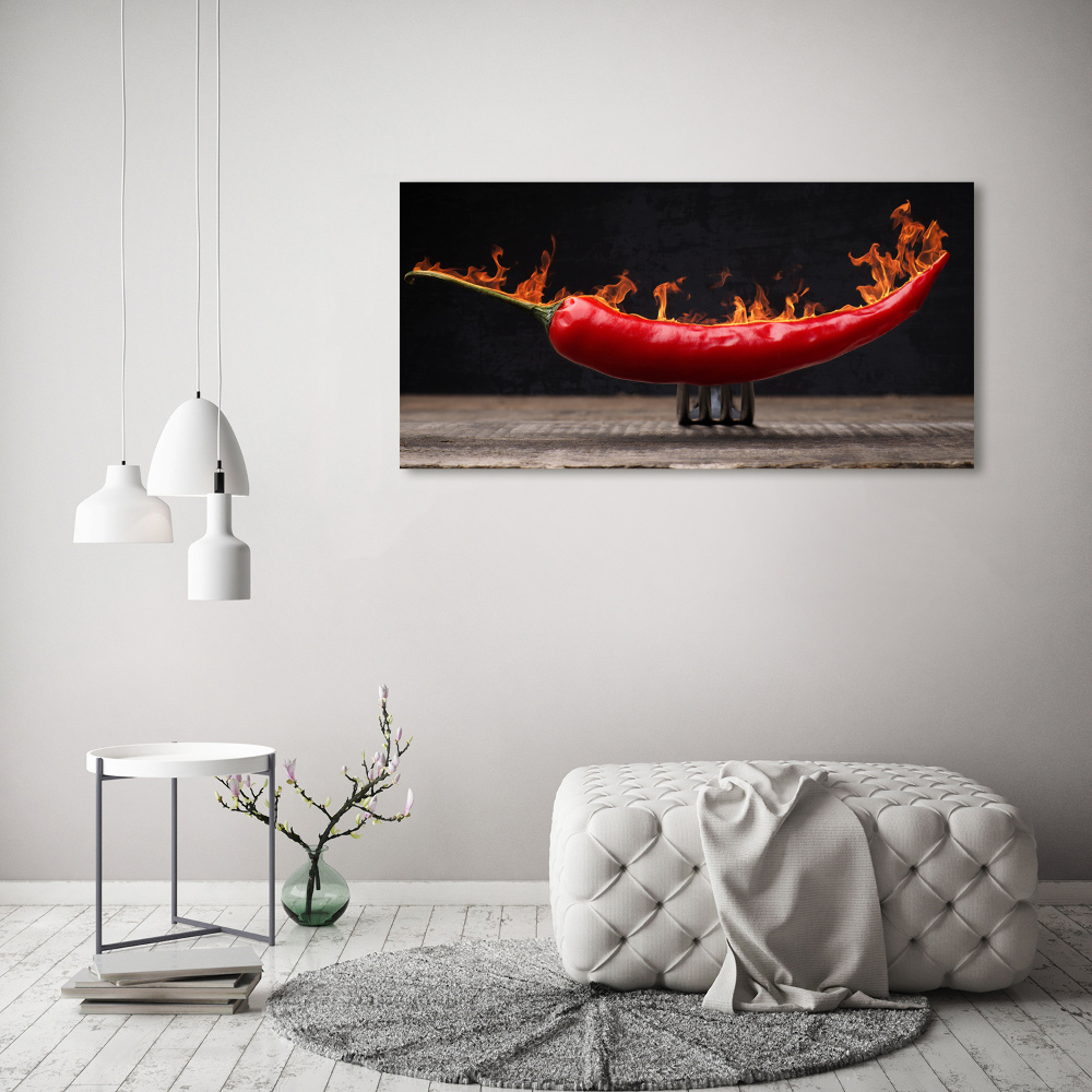 Canvas wall art Chilli pepper