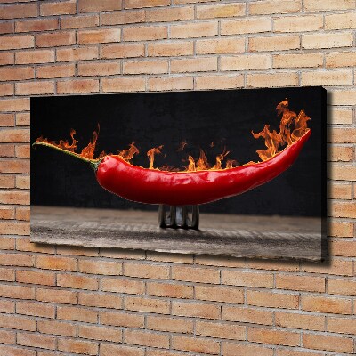 Canvas wall art Chilli pepper