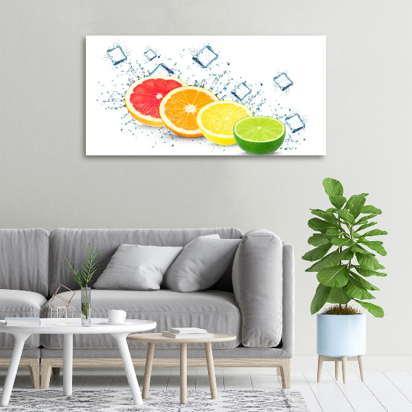 Canvas wall art Citrus fruits