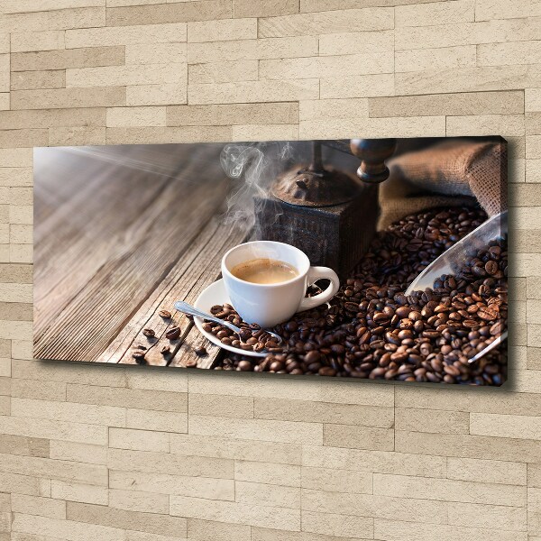 Canvas wall art Morning coffee