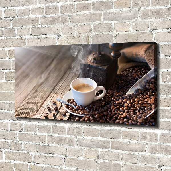 Canvas wall art Morning coffee