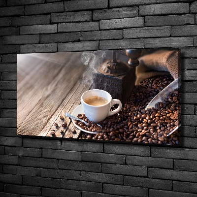 Canvas wall art Morning coffee