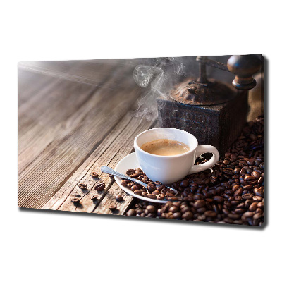 Canvas wall art Morning coffee