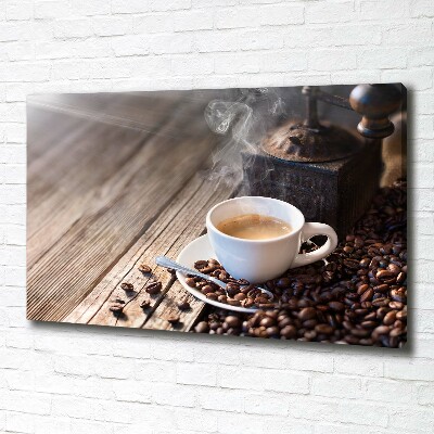 Canvas wall art Morning coffee