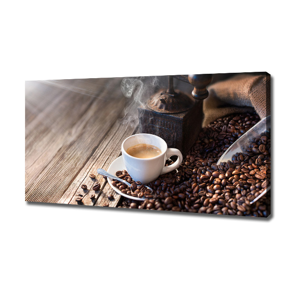 Canvas wall art Morning coffee