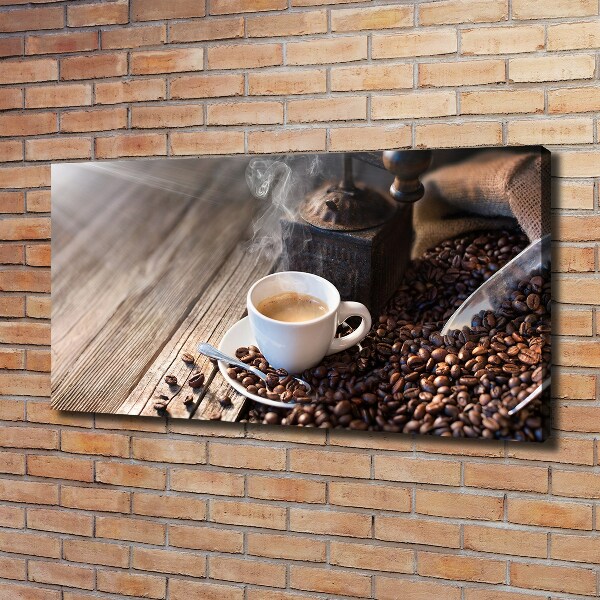 Canvas wall art Morning coffee