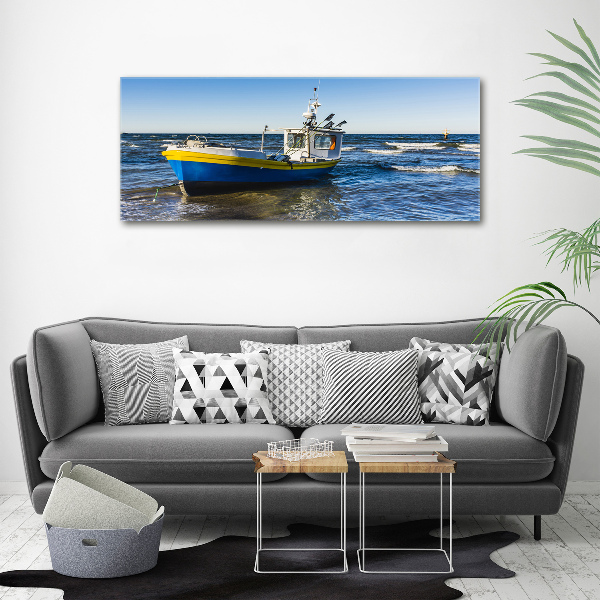 Canvas wall art Chapel at sea