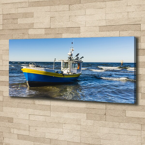 Canvas wall art Chapel at sea