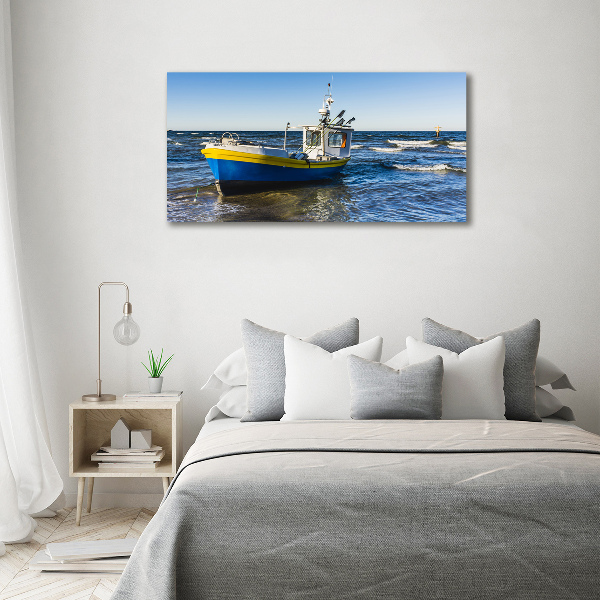 Canvas wall art Chapel at sea