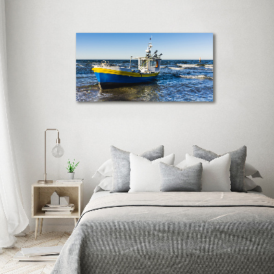 Canvas wall art Chapel at sea