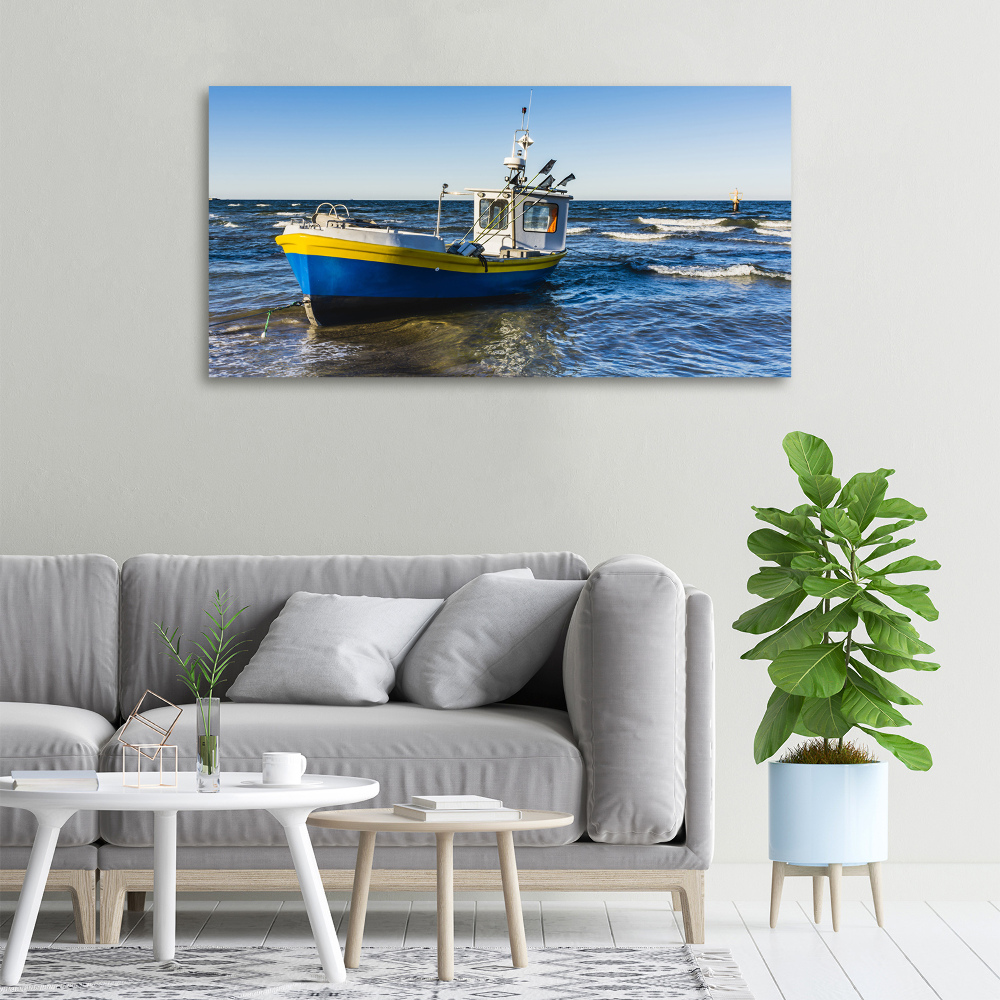 Canvas wall art Chapel at sea