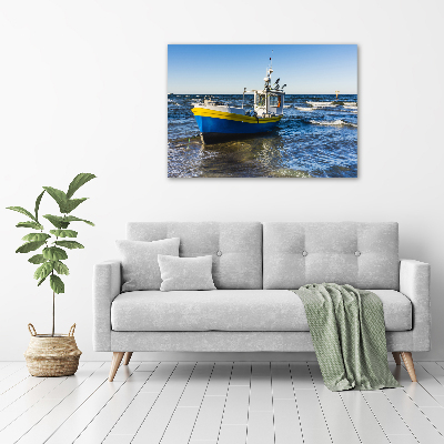 Canvas wall art Chapel at sea