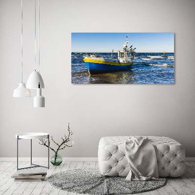 Canvas wall art Chapel at sea