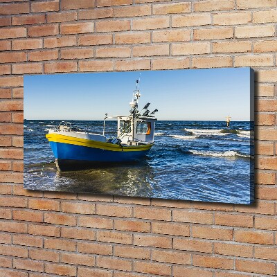 Canvas wall art Chapel at sea