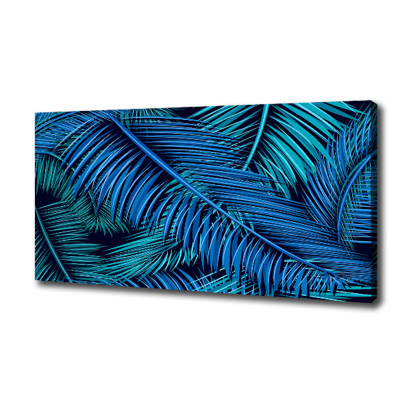 Canvas wall art Palm leaves