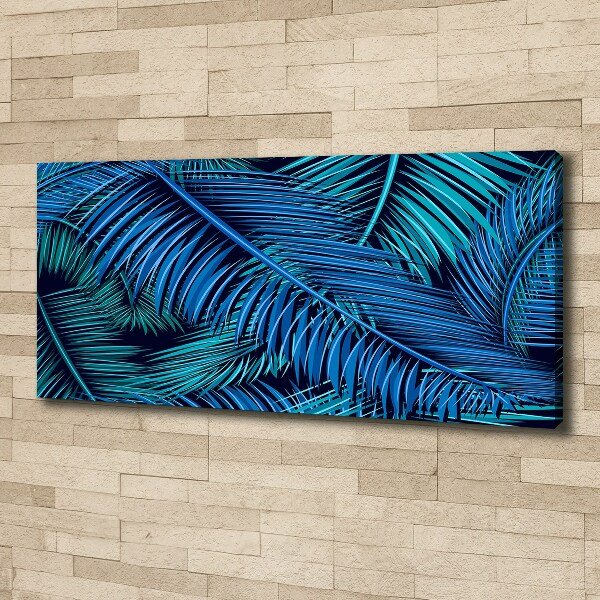 Canvas wall art Palm leaves