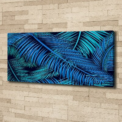 Canvas wall art Palm leaves