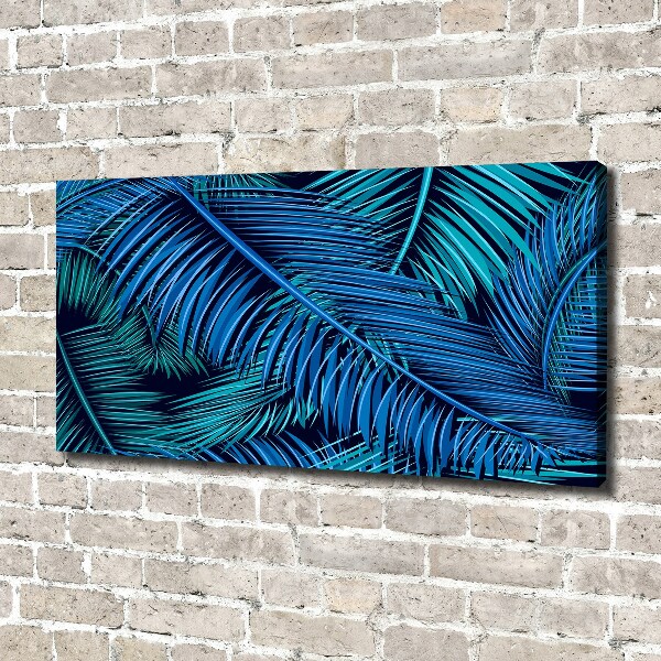 Canvas wall art Palm leaves