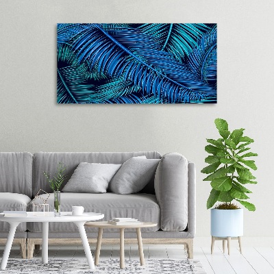 Canvas wall art Palm leaves