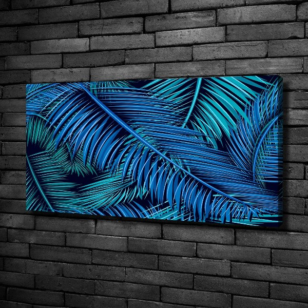 Canvas wall art Palm leaves