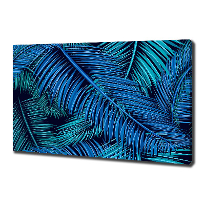 Canvas wall art Palm leaves