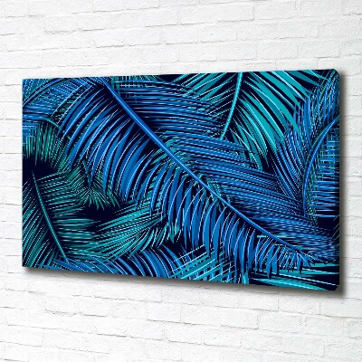 Canvas wall art Palm leaves