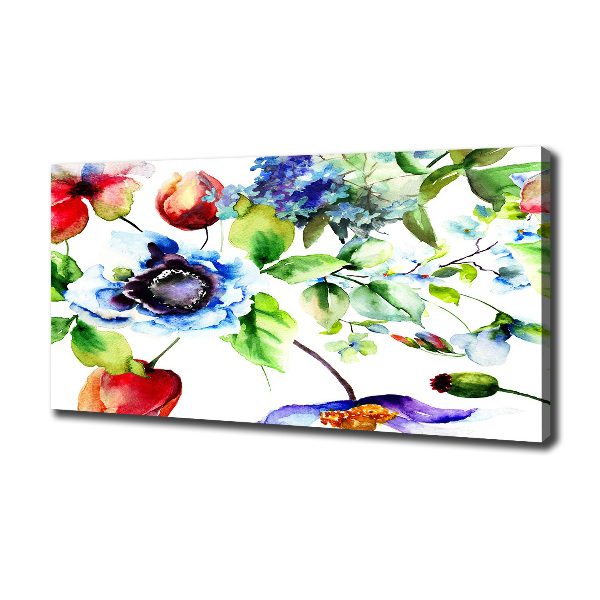 Canvas wall art Spring flowers