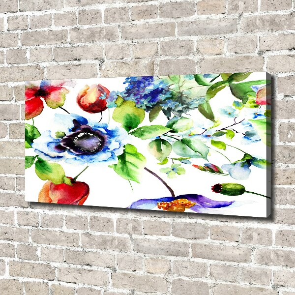 Canvas wall art Spring flowers