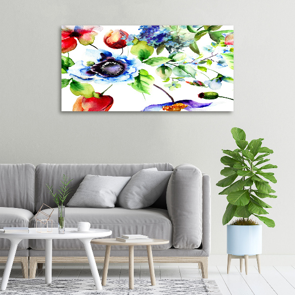 Canvas wall art Spring flowers